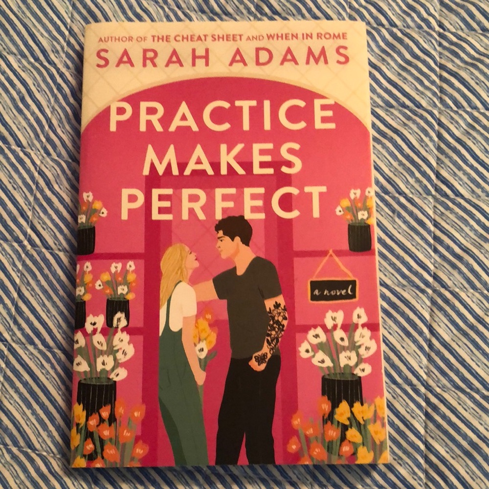 'Practice Makes Perfect' Pink Book Cover